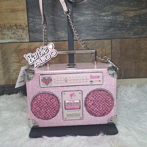 Aldo Barbie Pink Boombox Bag